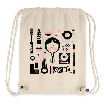 disco make up revival l black pink - Stanley/Stella Recycled Gym Bag - natural - Front