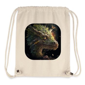 Magical forest Dragon - Stanley/Stella Recycled Gym Bag - natural - Front