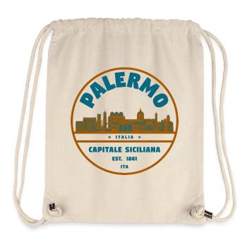 Palermo Italy - Stanley/Stella Recycled Gym Bag - natural - Front
