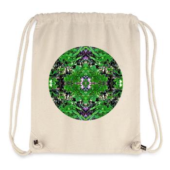 Nature Mandala Spring à Dennenlohe - Sac à cordon recyclé Stanley/Stella - blanc naturel - Devant