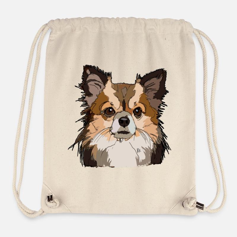 Chihuahua - Sac à cordon recyclé Stanley/Stella - blanc naturel