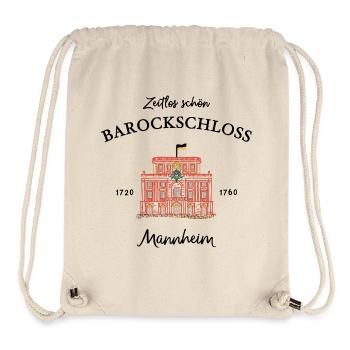 Mannheim, Kultiges Barockschloss, Bauzeit - Stanley/Stella recycelter Gym Bag - Naturweiß - Vorne