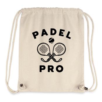 Sportart Spieler Padel Padelspiel Ball Racket - Stanley/Stella recycelter Gym Bag - Naturweiß - Vorne