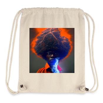 elektrik portrait - Afro Lightning and Lightning - Stanley/Stella Recycled Gym Bag - natural - Front