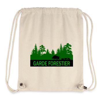 Garde forestier - Sac à cordon recyclé Stanley/Stella - blanc naturel - Devant