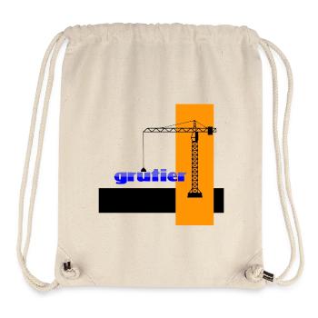 Crane operator - Stanley/Stella Recycled Gym Bag - natural - Front