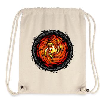 Fiery Hurricane Color Design - Stanley/Stella Recycled Gym Bag - natural - Front