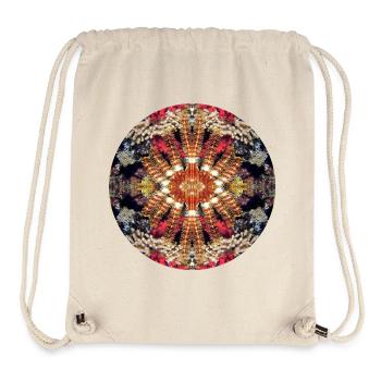 Nature Mandala Sous-marin, Plume Étoile - Sac à cordon recyclé Stanley/Stella - blanc naturel - Devant