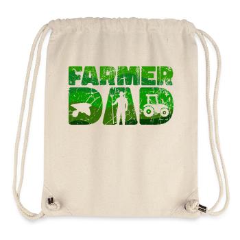 Tractor Farm Vehicle Statement Farmer - Stanley/Stella Recycled Gym Bag - natural - Front