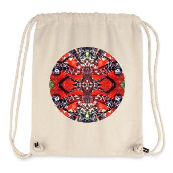 Nature Mandala Sous-marin Plume Étoile - Sac à cordon recyclé Stanley/Stella - blanc naturel - Devant