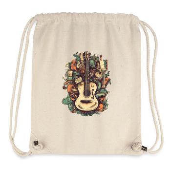 Music Instruments - Stanley/Stella Recycled Gym Bag - natural - Front