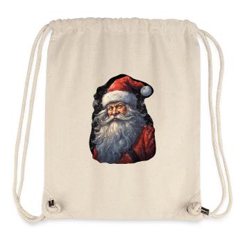 Santa Claus - Stanley/Stella Recycled Gym Bag - natural - Front