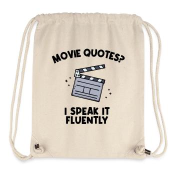 Regarder des films Déclaration Cinéma Cinéma Cinéma - Sac à cordon recyclé Stanley/Stella - blanc naturel - Devant