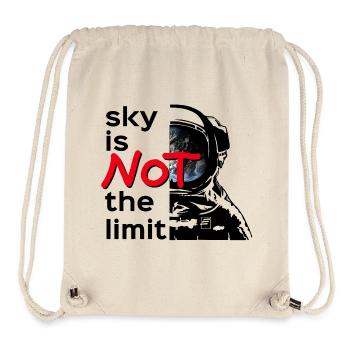 sky is Not the limit black - Stanley/Stella recycelter Gym Bag - Naturweiß - Vorne