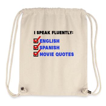 Movies, Movie Star, Statement, Movies, Cinema, Night, Series - Stanley/Stella Recycled Gym Bag - natural - Front