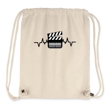 Movie Night Kinoabend Movies Theater Dvd Abend - Stanley/Stella Recycled Gym Bag - natural - Front