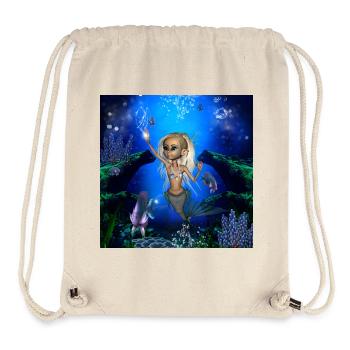Douce petite sirène - Sac à cordon recyclé Stanley/Stella - blanc naturel - Devant