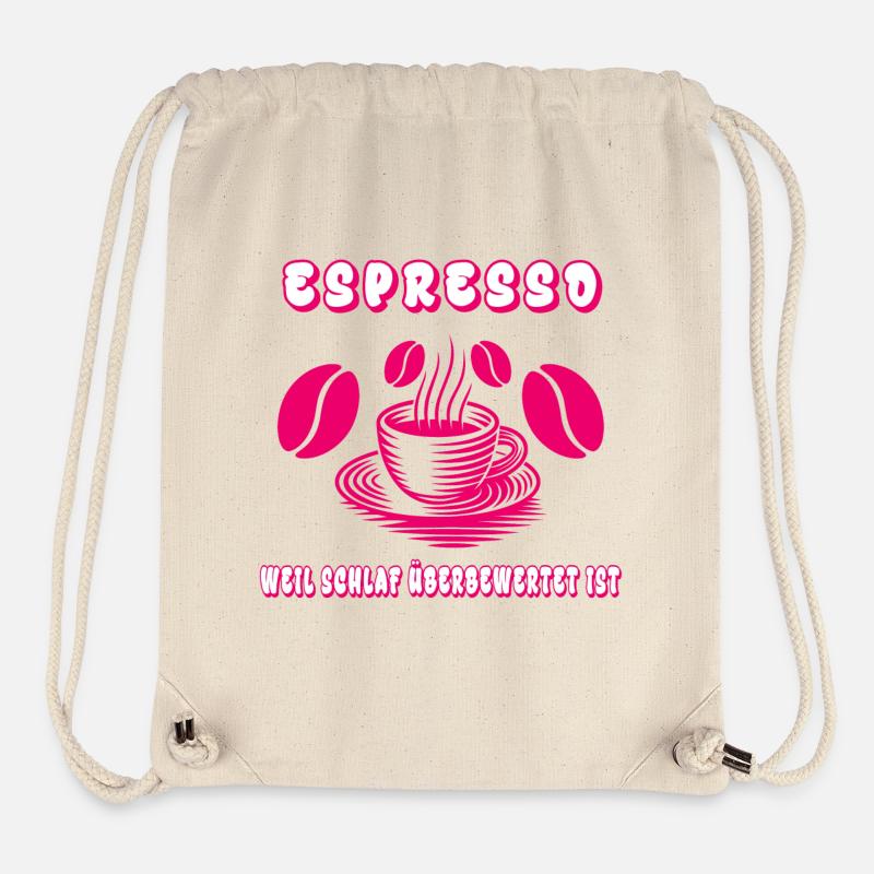 Espresso Design - Stanley/Stella recycelter Gym Bag - Naturweiß