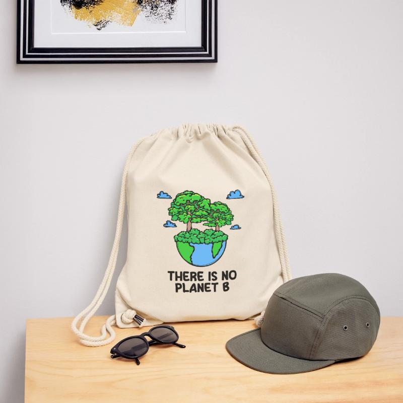 Planet Earth Environment Environmentalist Tree Statement Stanley/Stella Recycled Gym Bag