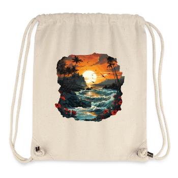 Tropical - Stanley/Stella Recycled Gym Bag - natural - Front