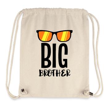 Bruderherz Statement Stolzer Großer bruder - Stanley/Stella recycelter Gym Bag - Naturweiß - Vorne