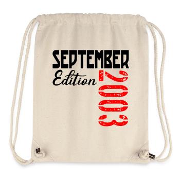 23rd birthday September 2003 - Stanley/Stella Recycled Gym Bag - natural - Front