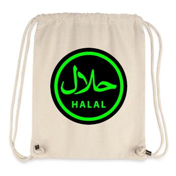 Halal - Stanley/Stella recycelter Gym Bag - Naturweiß - Vorne