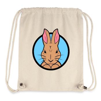 Bunny Pets Animal en peluche Animal préféré Animaux - Sac à cordon recyclé Stanley/Stella - blanc naturel - Devant