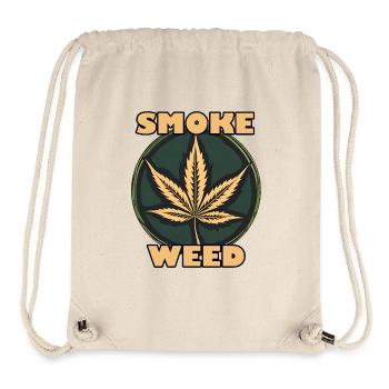 Weed / Cannabis / Weed / Smoking / Joint / Hash - Stanley/Stella Recycled Gym Bag - natural - Front