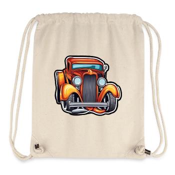 Hot Rod / Car / Vehicle / Automobile / Motor - Stanley/Stella Recycled Gym Bag - natural - Front