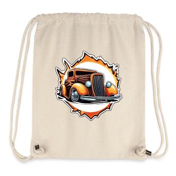 Hot Rod / Car / Vehicle / Automobile / Motor - Stanley/Stella Recycled Gym Bag - natural - Front