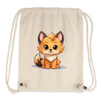Fuchs - Kawaii Style - Stanley/Stella recycelter Gym Bag - Naturweiß - Vorne
