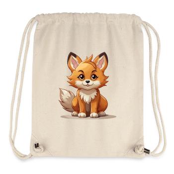 Fuchs - Kawaii Style - Stanley/Stella recycelter Gym Bag - Naturweiß - Vorne