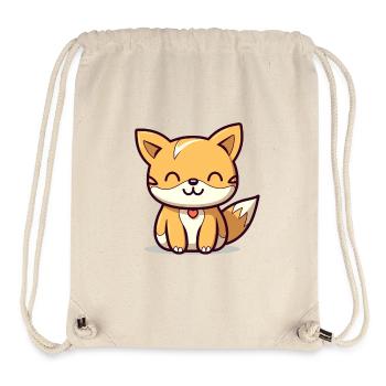Fuchs - Kawaii Style - Stanley/Stella recycelter Gym Bag - Naturweiß - Vorne