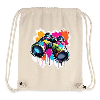 Binoculars / Observation / Observation / Adventure - Stanley/Stella Recycled Gym Bag - natural - Front