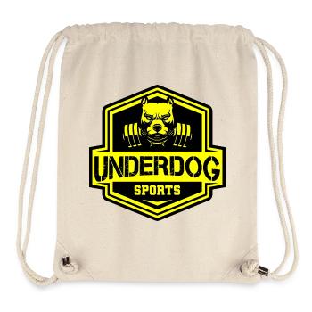 Pitbull Sports – Muskelpower & Training Motivation - Stanley/Stella recycelter Gym Bag - Naturweiß - Vorne