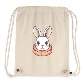 Hase - Kawaii Style - Stanley/Stella recycelter Gym Bag - Naturweiß - Vorne