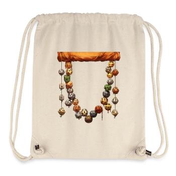 Große W20 Würfelkette Fantasy RPG Shirt - Stanley/Stella recycelter Gym Bag - Naturweiß - Vorne