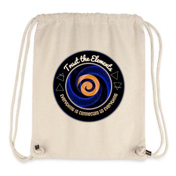 Elementare Spiralkonvergenz - Stanley/Stella recycelter Gym Bag - Naturweiß - Vorne