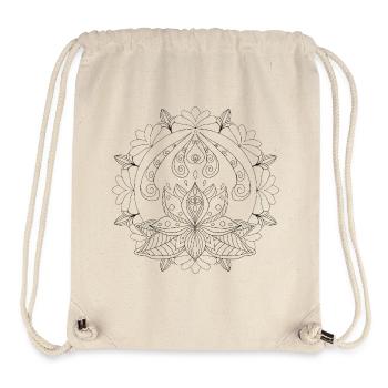 Lotus - Stanley/Stella recycelter Gym Bag - Naturweiß - Vorne