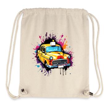 Taxi / Taxi Driver / America / Comic / Old School - Stanley/Stella Recycled Gym Bag - natural - Front