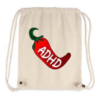 NEUORDIVERSITY ADHD PEPERONI - Stanley/Stella Recycled Gym Bag - natural - Front