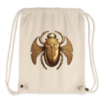 Scarab / Mysticism / Egyptian Symbolism / Antique - Stanley/Stella Recycled Gym Bag - natural - Front