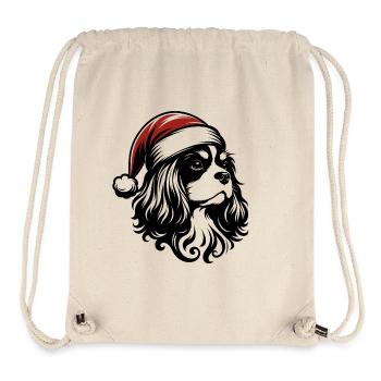 Cavalier King Charles - Canine Christmas - Stanley/Stella Recycled Gym Bag - natural - Front