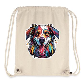 Dog / Animal / Pet / Paw / Furry Nose / Wauwau - Stanley/Stella Recycled Gym Bag - natural - Front