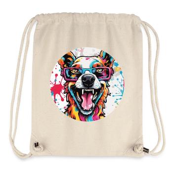 Dog / Animal / Pet / Paw / Furry Nose / Wauwau - Stanley/Stella Recycled Gym Bag - natural - Front