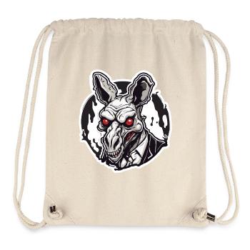 Kangaroo / Animal / Australia / Marsupial / Outback - Stanley/Stella Recycled Gym Bag - natural - Front