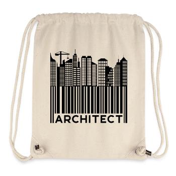 Job Architekt Spruch Karriere Beruf Arbeit - Stanley/Stella recycelter Gym Bag - Naturweiß - Vorne