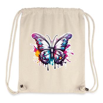 Butterfly / Animal / Insect / Flying / Summer - Stanley/Stella Recycled Gym Bag - natural - Front