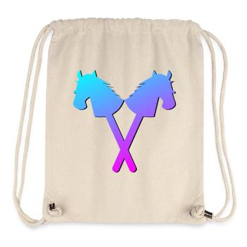 HOBBY HORSING - STECKENPFERDE - Stanley/Stella recycelter Gym Bag - Naturweiß - Vorne